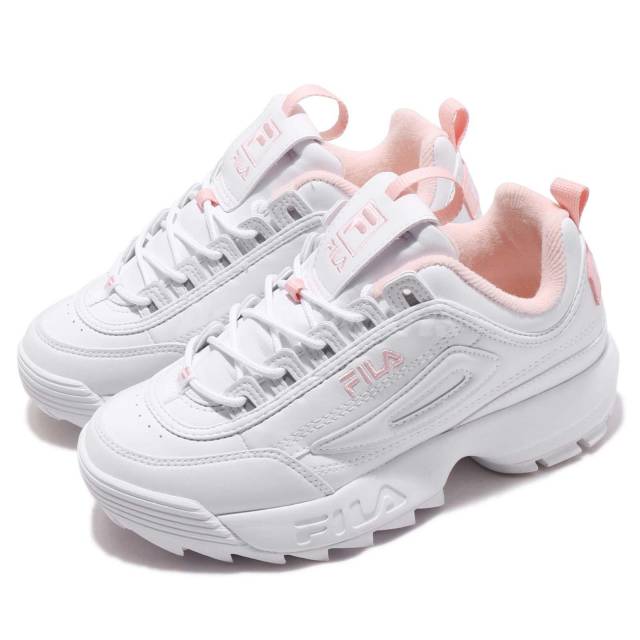 fila white pink